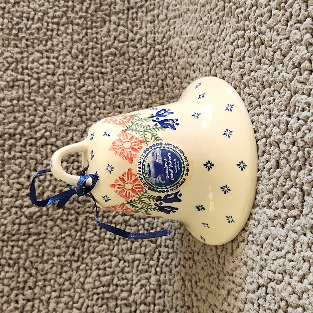 Wiza Boleslawiec Polish Pottery Bell